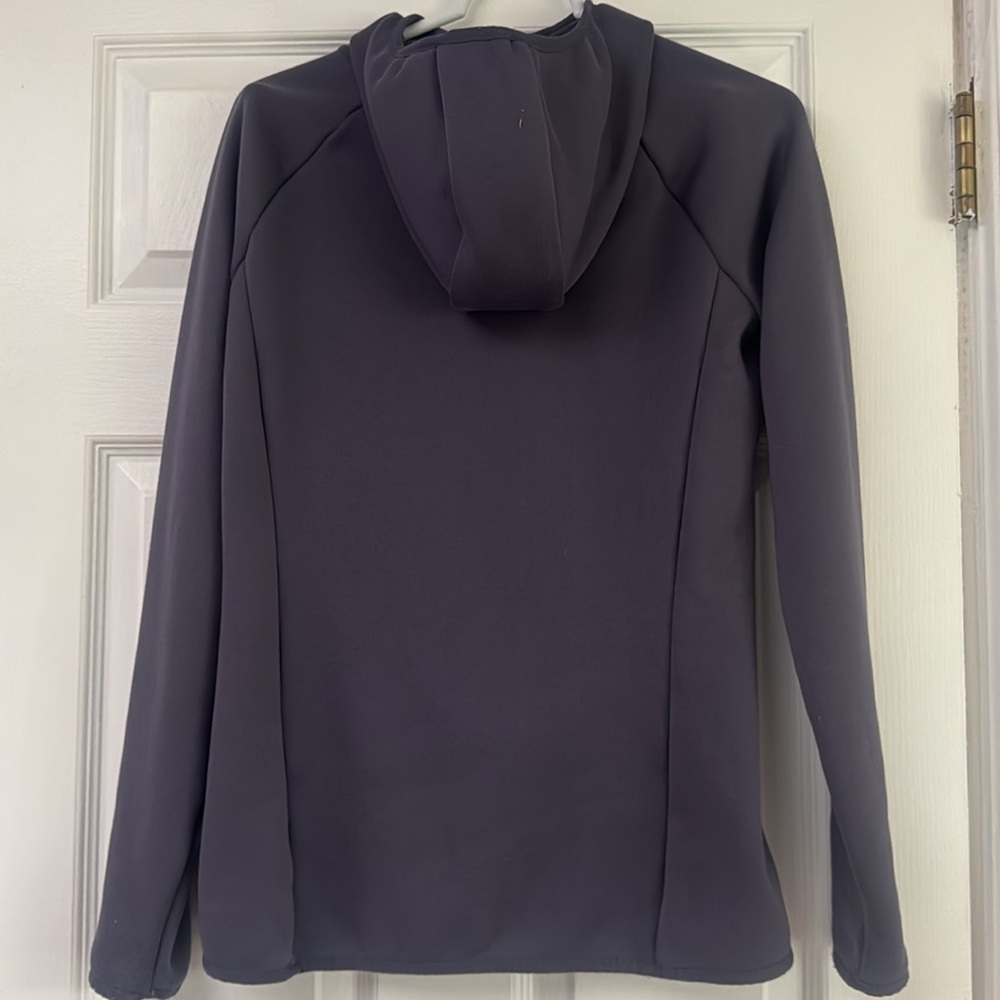 Women’s North Face neck Zip Hoodie Furry Warm Inside Athletic Ski Long Sleeve - Picture 5 of 8